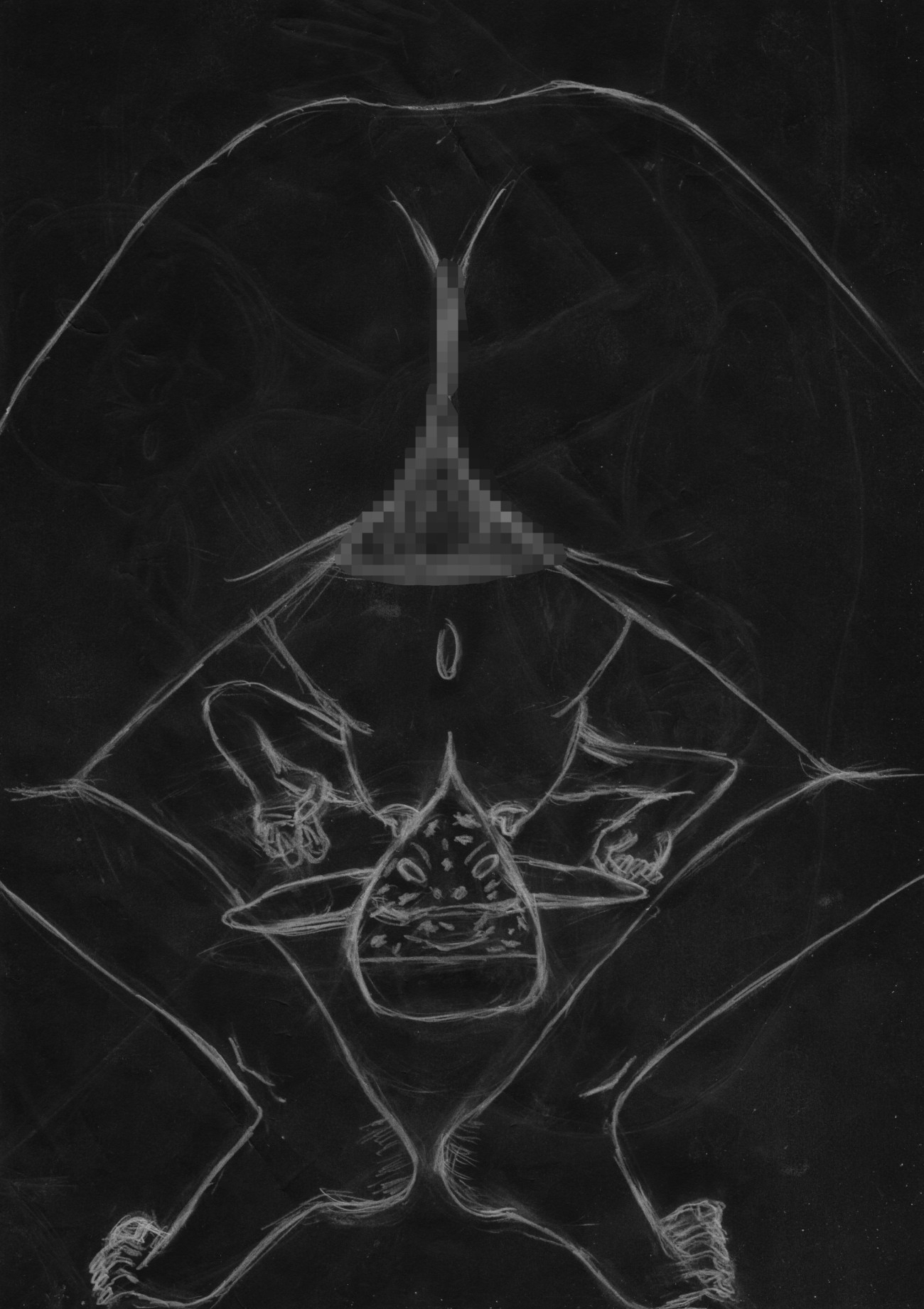黒よりも黒いエロティックホラー黒戯絵集「マネキンポーズ3」 画像9