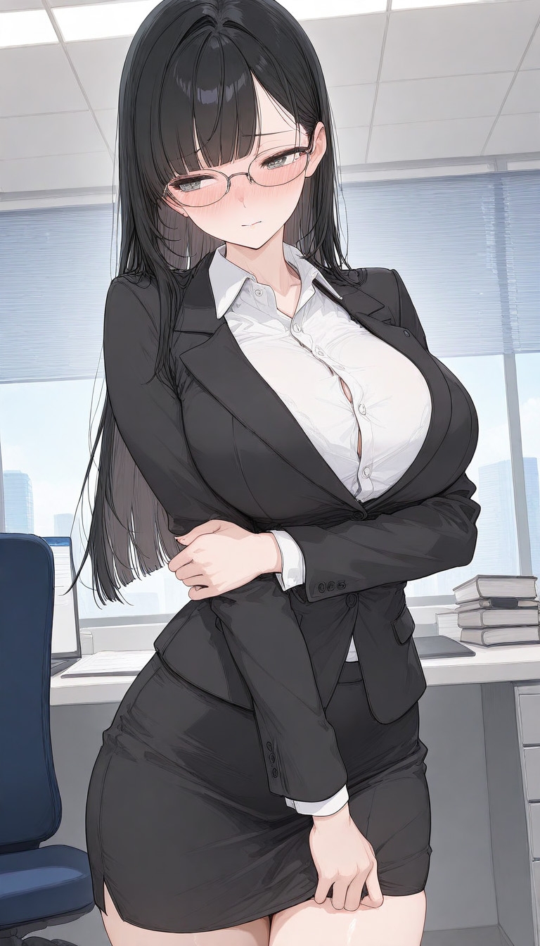 眼鏡巨乳OL(500枚)_1