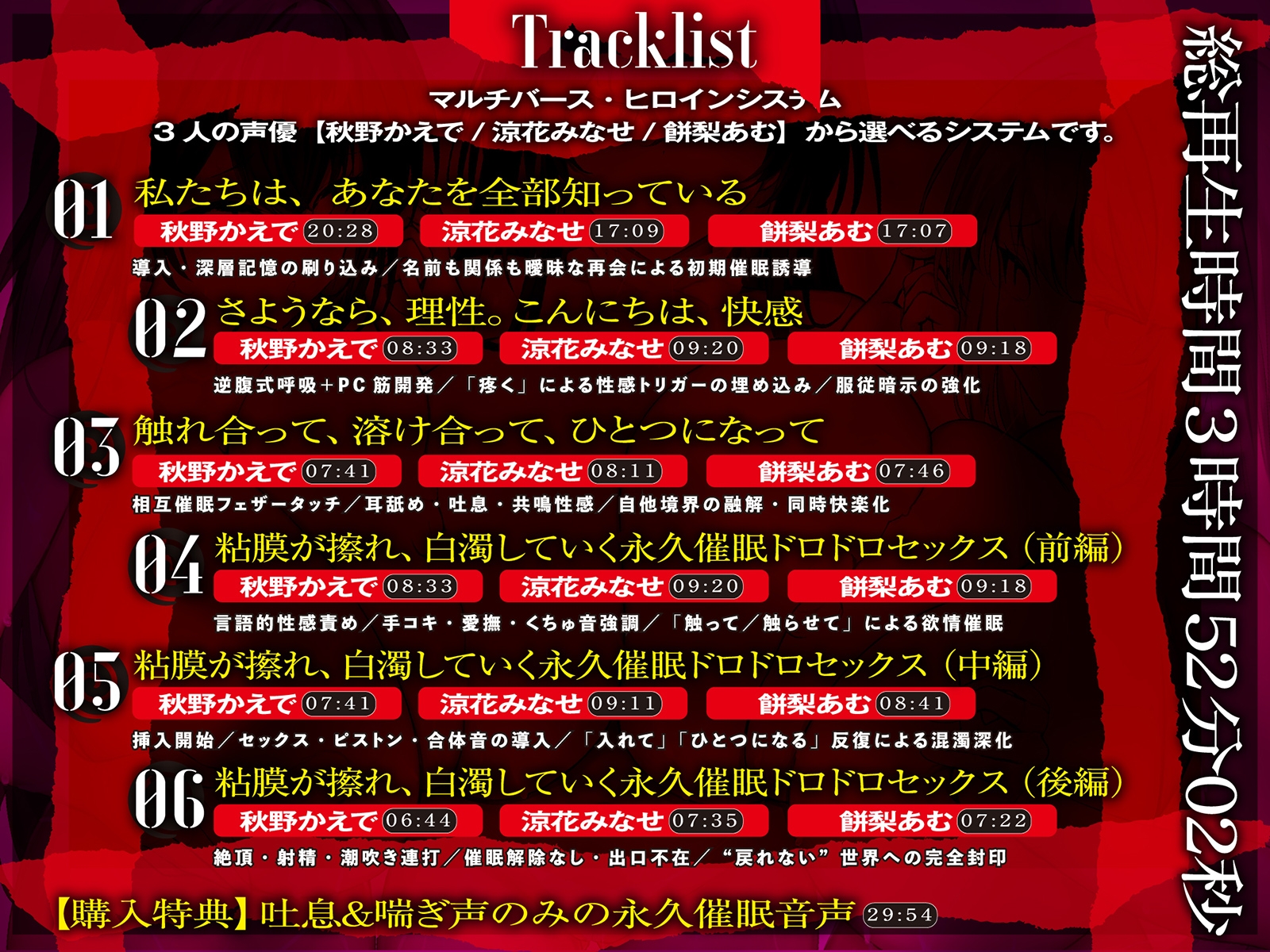【⚠️催○解除なし⚠️】永・久・催・眠・三・重・奏【3声優による3バージョン収録】 画像10