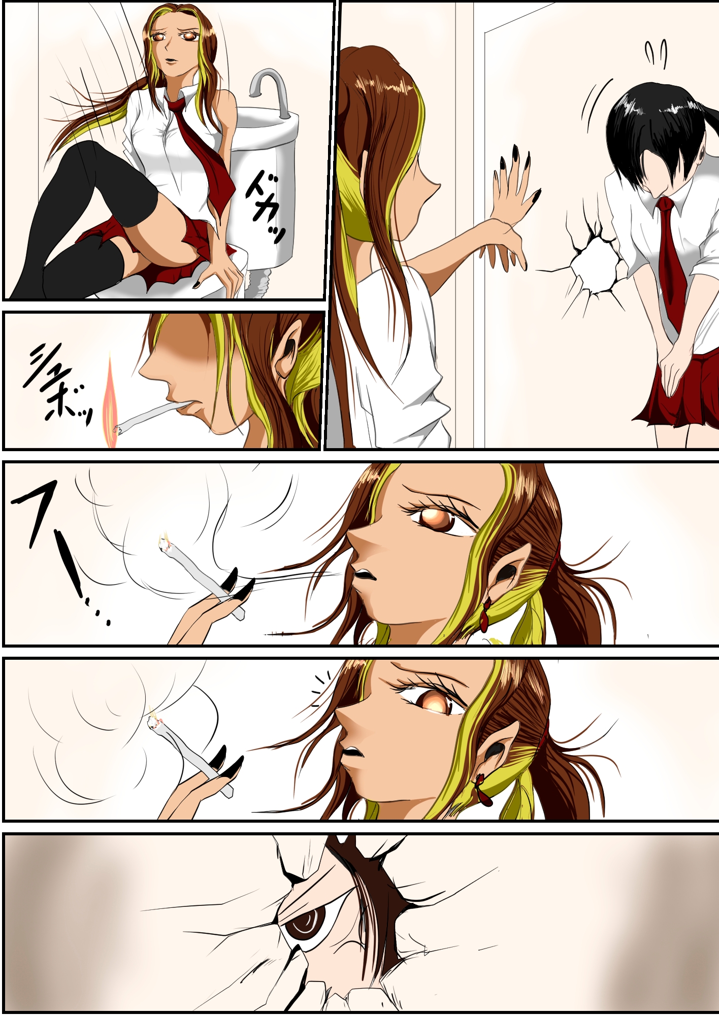 マジメ女教師とふたなりヤンギャル 画像7