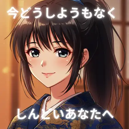 しんどいあなたへ贈る、優しい言葉