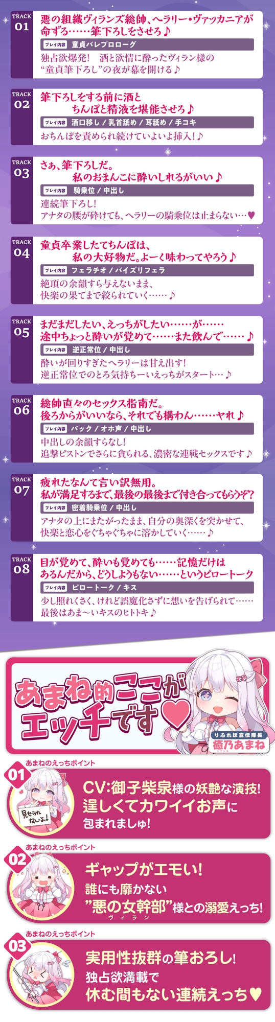 【中出しオンリー】酔ったヴィラン様のお誘いは断れません!? ~童貞だと? ならば、私が優しく筆下ろししてあげよう~《!3大早期購入特典!》 画像6