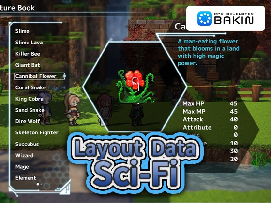 RPG Developer Bakin Layout Data Sci-Fi [SmileBoom]