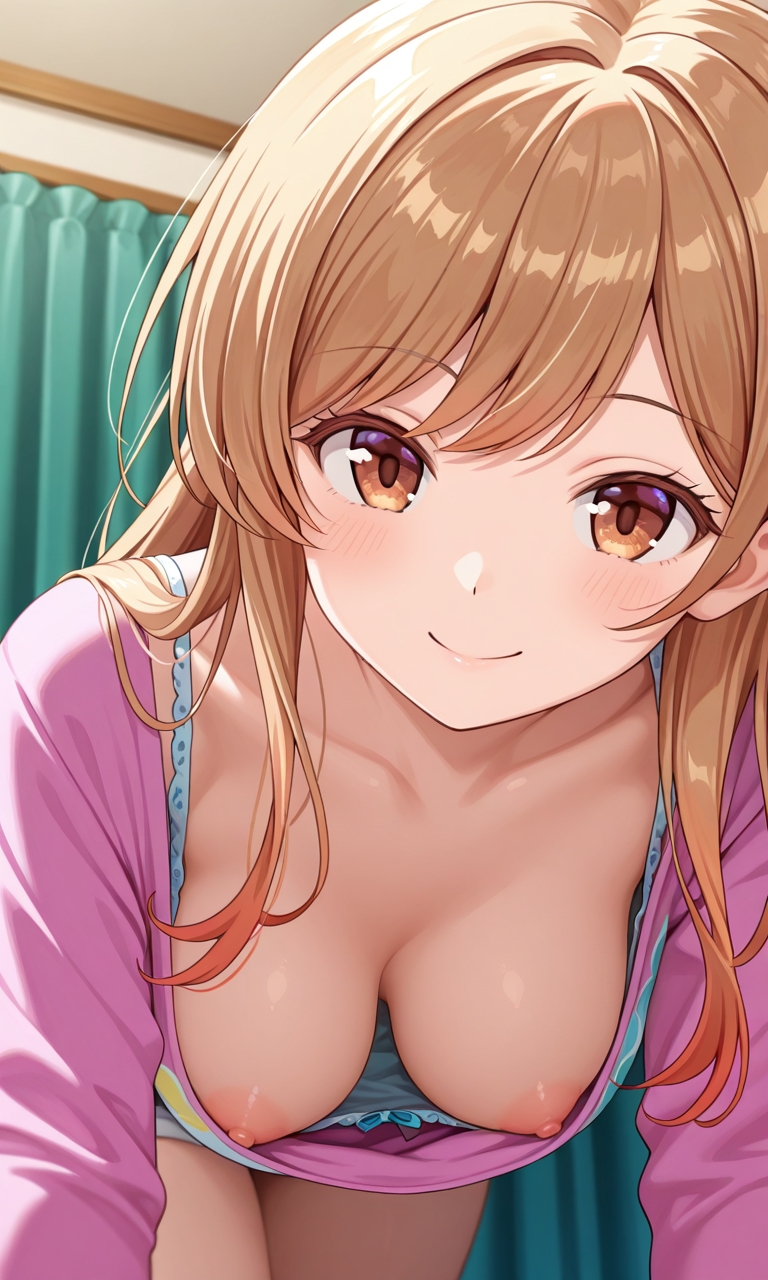 素人のかわいい女の子の叡智なチラリズムAIイラスト集(胸チラとかのぞきとかポロリとか！)_7