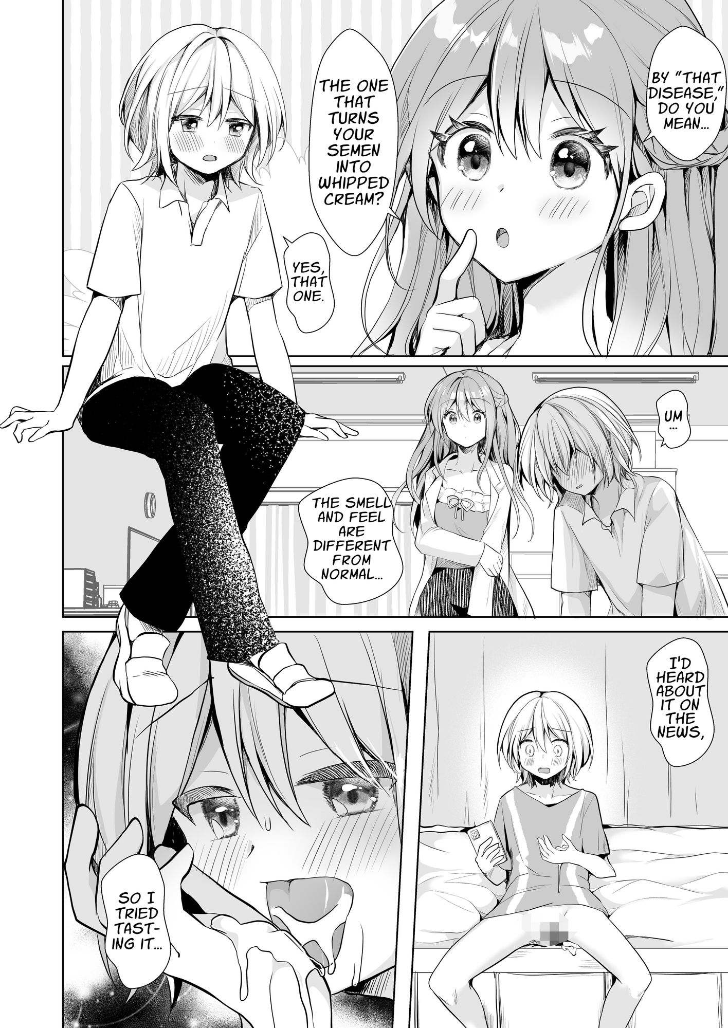 [ENG Ver.] Whipped Cream Otoko-no-ko ~Squeezed Dry by a Sweetly Sadistic Nurse~1