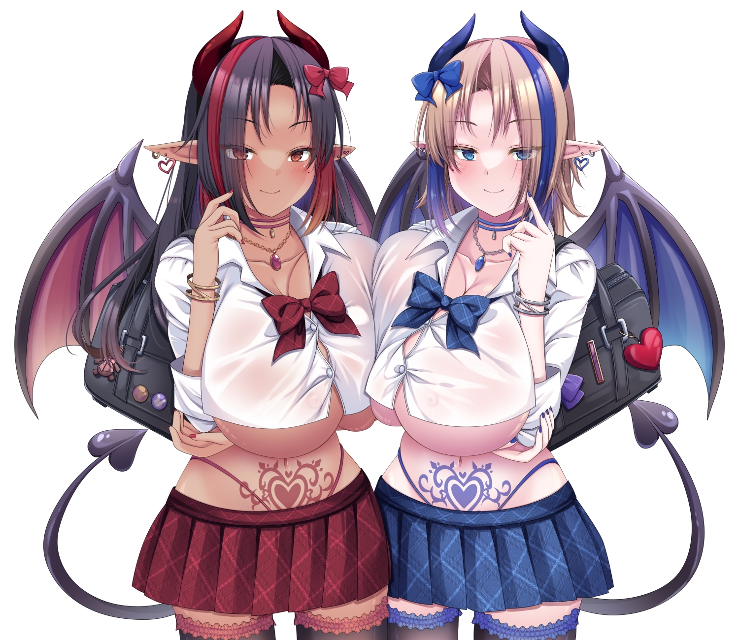 【オホ声逆レ○プ/CV藤村莉央】WサキュバスJKがHで先生を敗かしちゃいました【KU100バイノーラル】 画像4