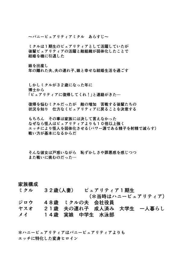 恥辱変身バニーピュアリティア ミクル 01 人妻変身ヒロインの性交バトル・人妻ミクルの背徳特訓 編 画像2