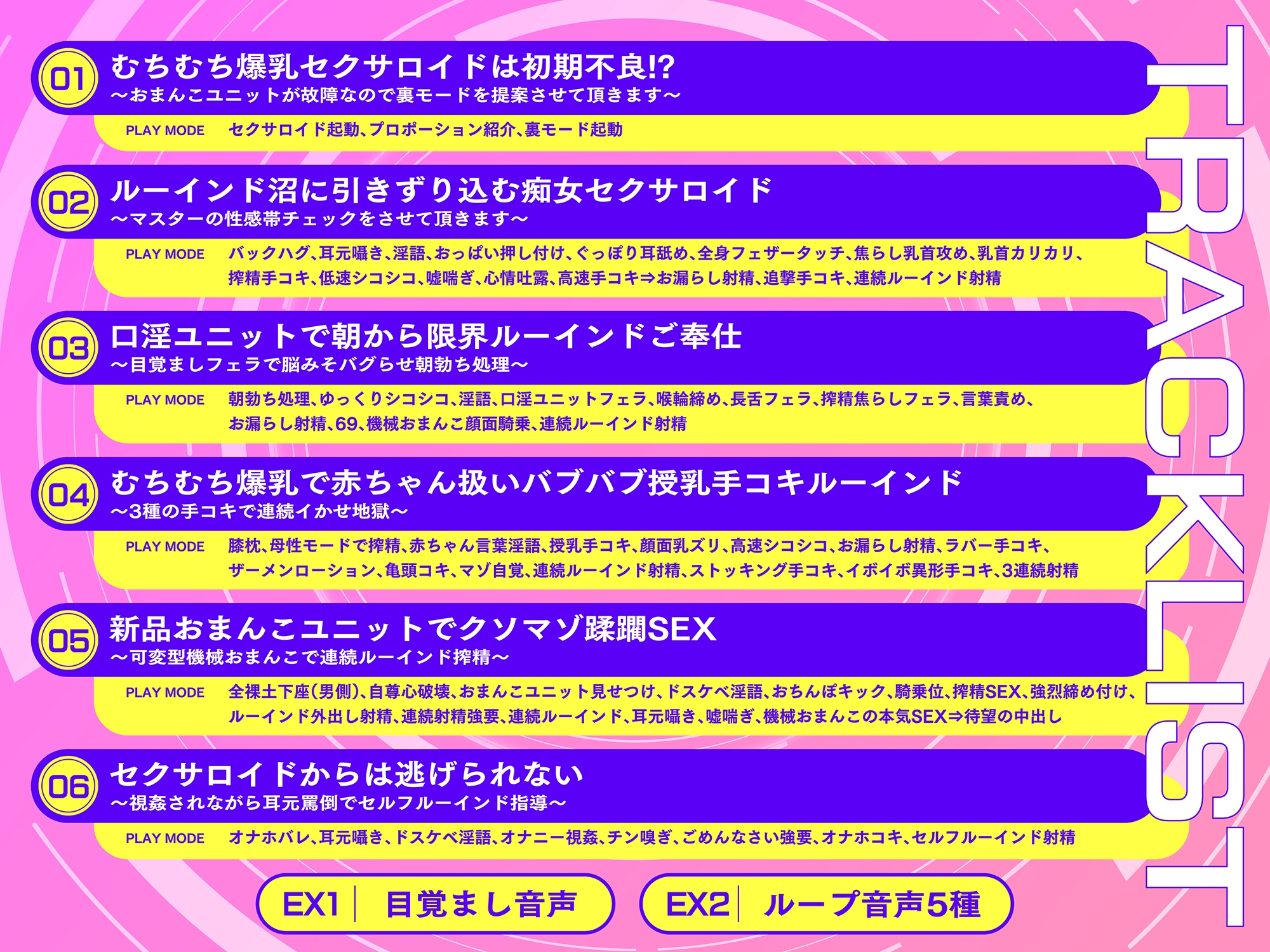 【ルーインドオーガズム】デカ痴女セクサロイドの密着事務的ザーメン搾取~快楽地獄でマゾ堕ち確定お漏らし射精~【13回射精×事務サド調教】 画像4