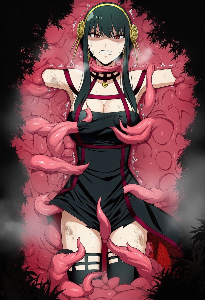 ヨル vs ぬるぬる触手_6