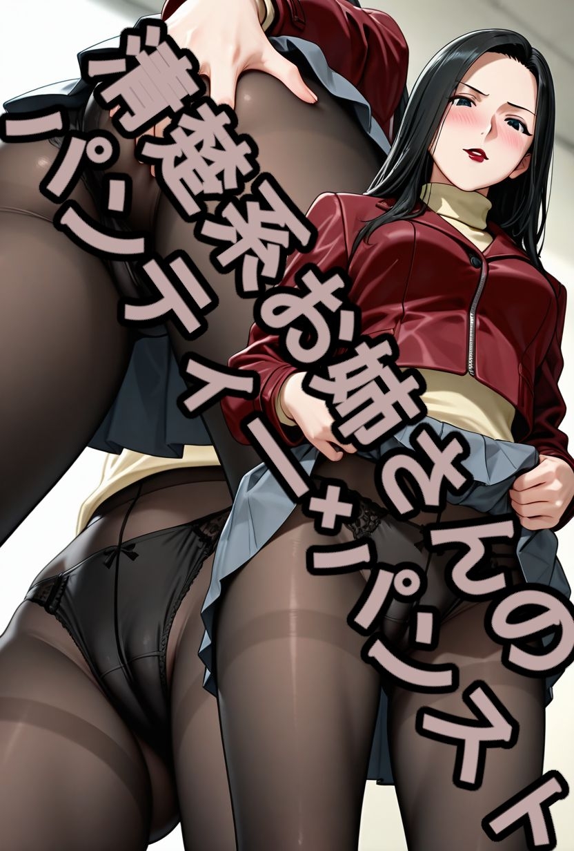 清楚系お姉さんのパンティ×パンスト。エッチ付き_3