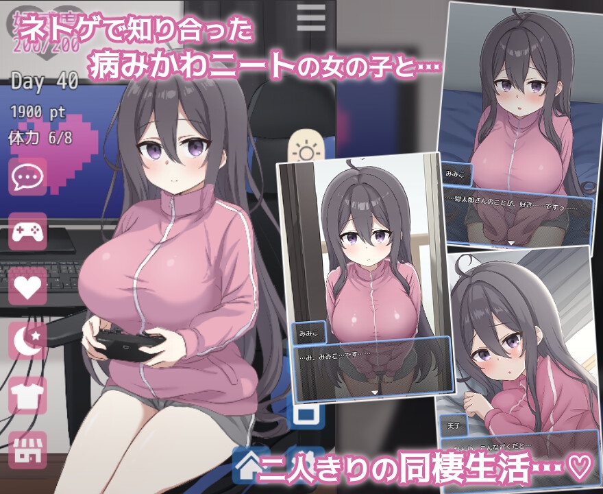 ネトカノ！～引きこもり彼女と甘々同棲ライフ～ 画像1