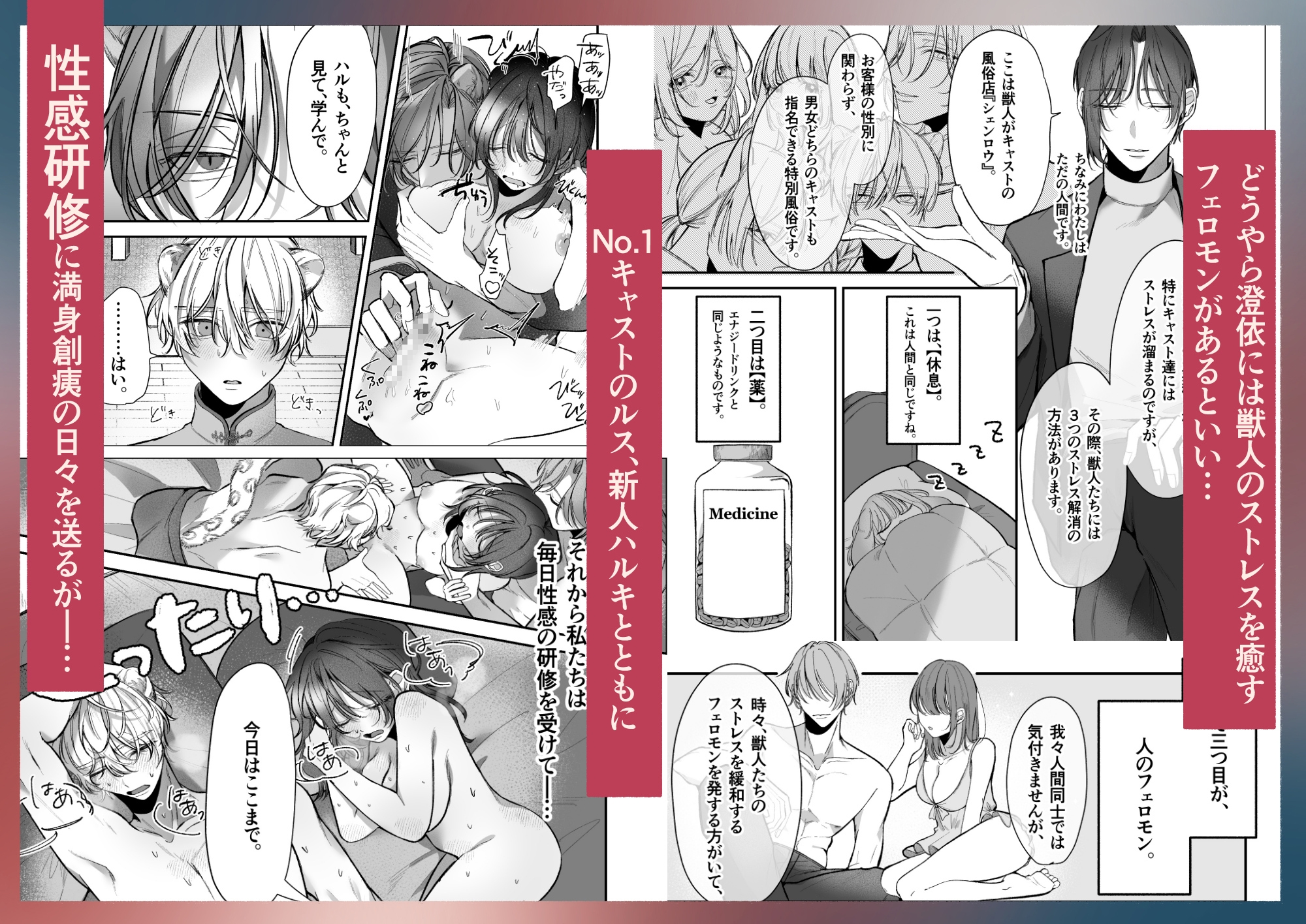 溺愛捕食～獣人専属風俗店でキャスト専用セラピストとして愛され尽くすまで～ 画像4