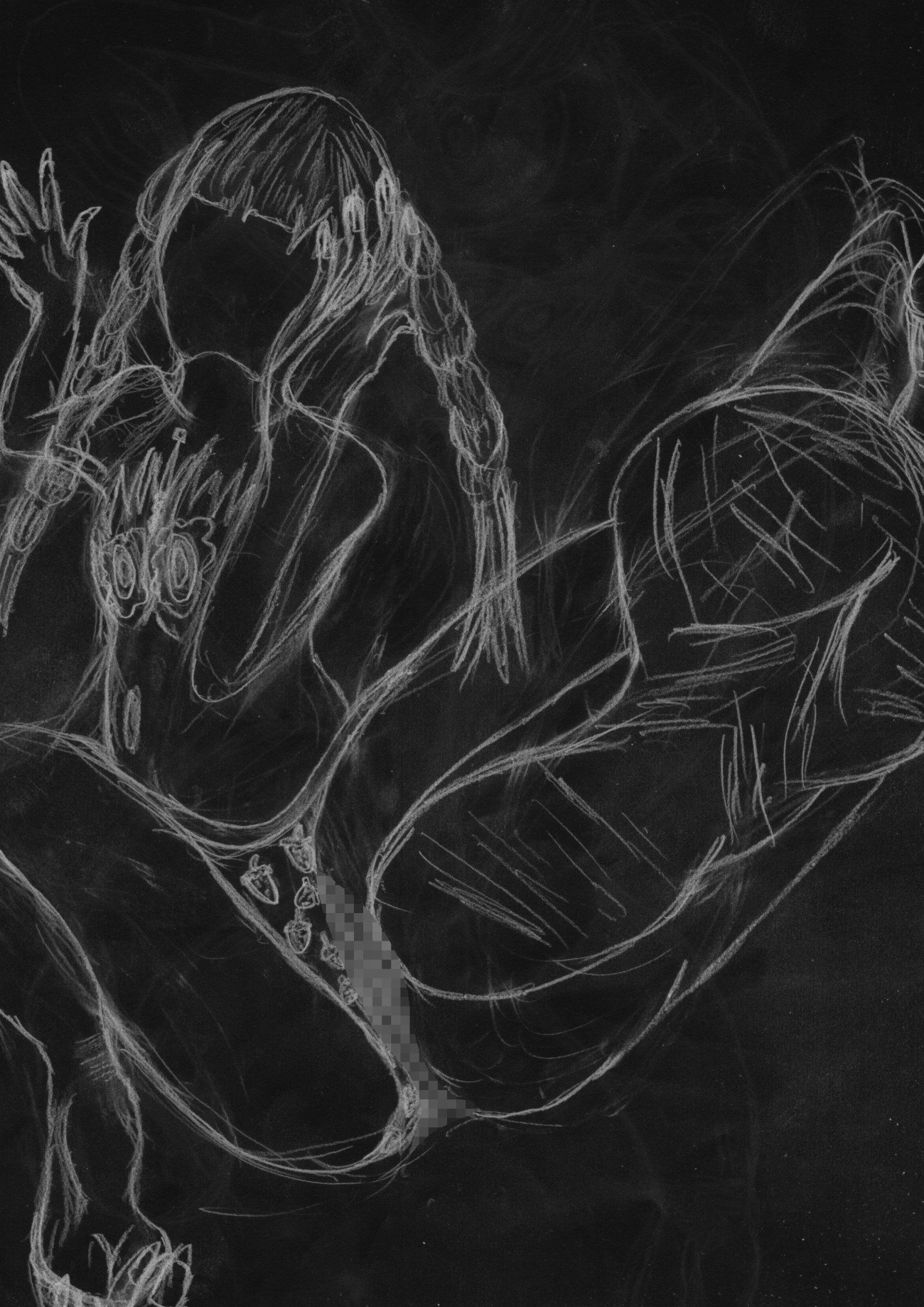 黒よりも黒いエロティックホラー黒戯絵集「マネキンポーズ6」 画像7