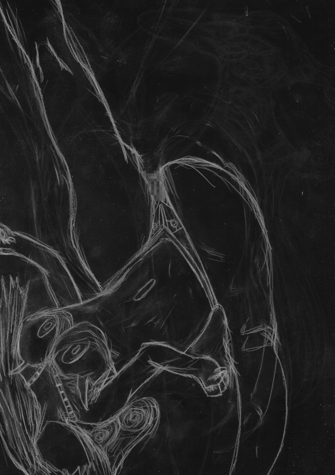 黒よりも黒いエロティックホラー黒戯絵集「マネキンポーズ6」 画像9