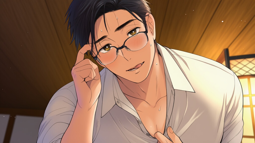 ボク♂と先生♂～修学旅行の夜、恋バナしてたら…先生が好きなのはボクで！?～ ASMR/バイノーラル/BL/ゲイ/やおい/男同士/教師/歳の差/フェラ/中出し/アナル 画像1