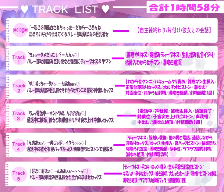 【12/23までドスケベ全裸差分付き!】僕が先に好きだったバレー部幼馴染みの巨乳彼女を全力の孕ませセックスで潮を吹くまでイカせまくって寝とった話_8