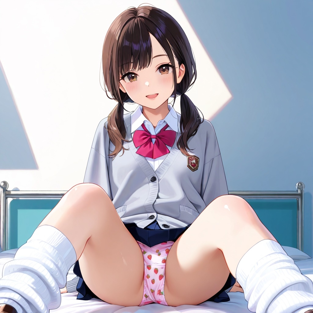 ルーズソックスJKのM字パンチラVol.5_1