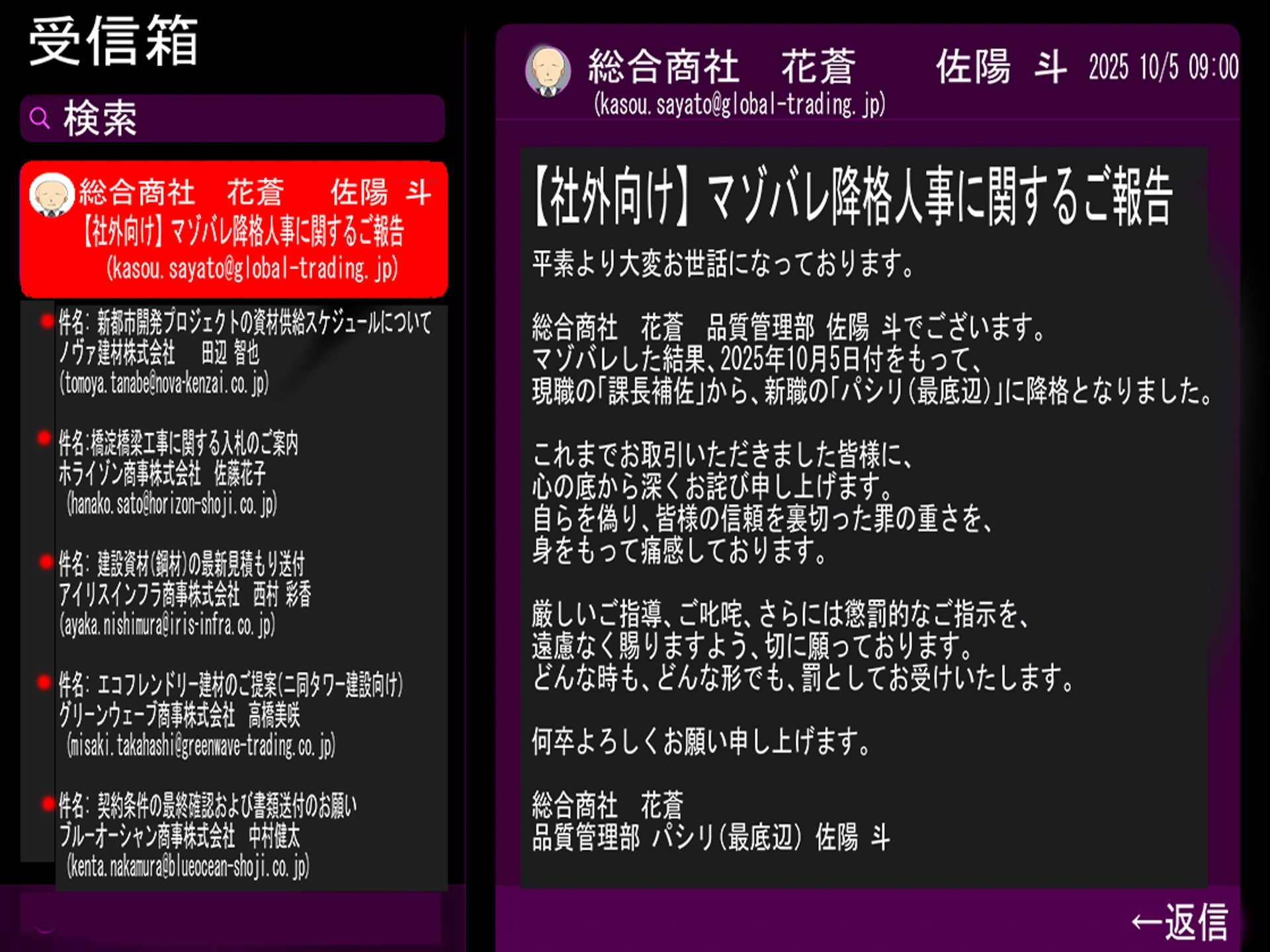 会社でマゾバレ、降格処分を喰らいました。寝取られマゾヒストRJ01492056