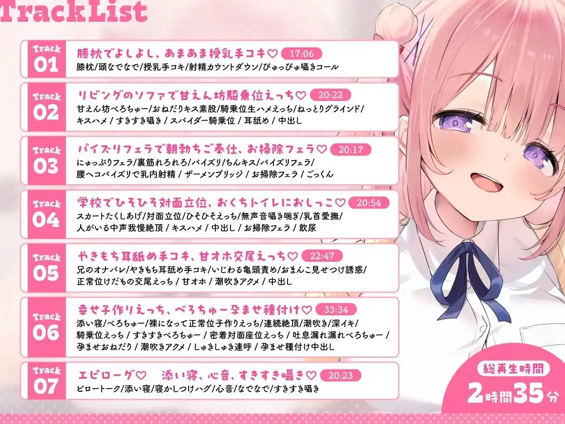 【愛されまくり2時間半♡】兄LOVEな妹と結ばれたあと～幸せ過ぎてダメになっちゃう全肯定溺愛でろあまえっち～【KU100】_3