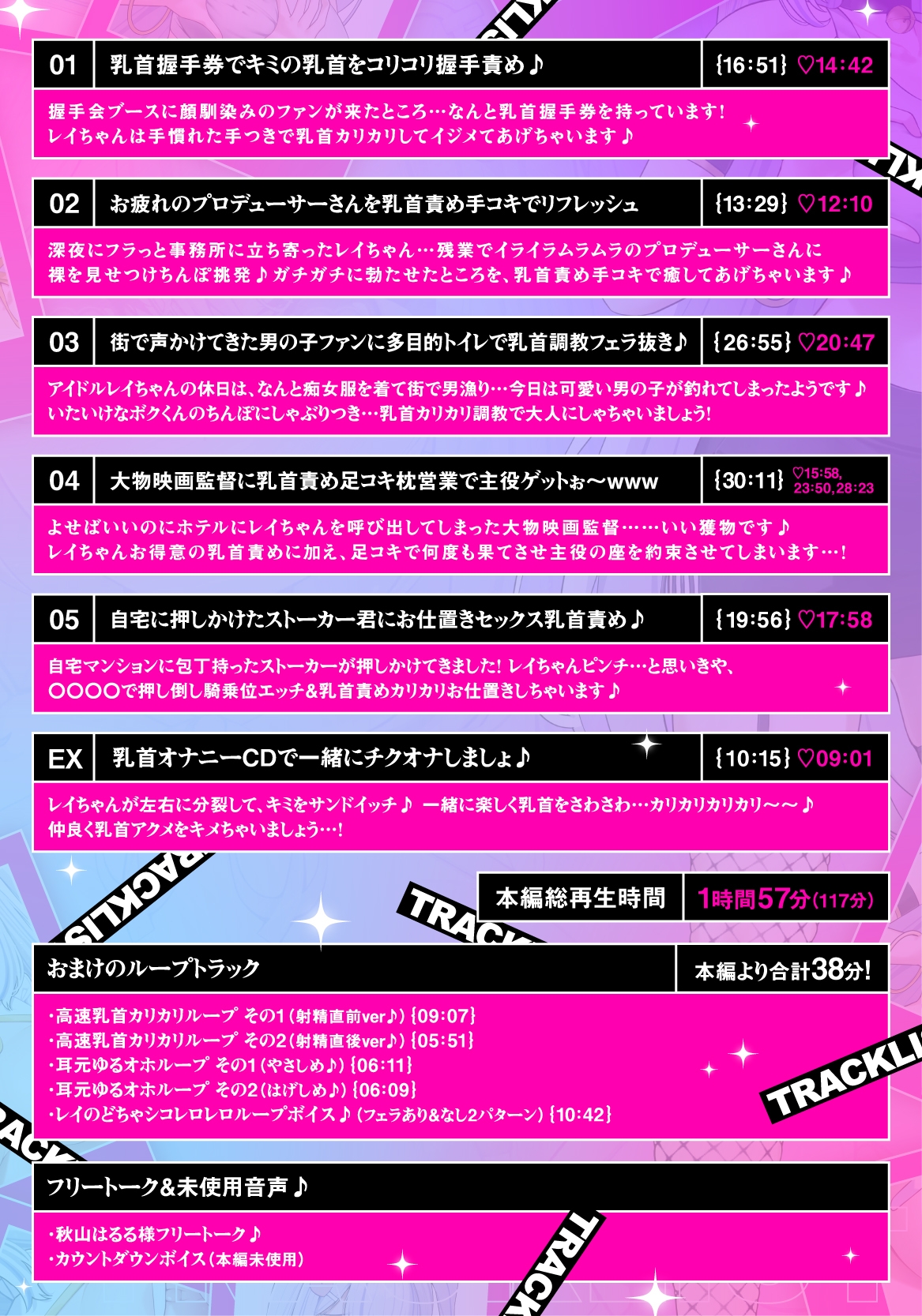 【低音×高速無声×カリカリ】乳首推しアイドルのねちっこエグぅ〜いマゾ乳首責め♪【立ち絵3種】 画像4