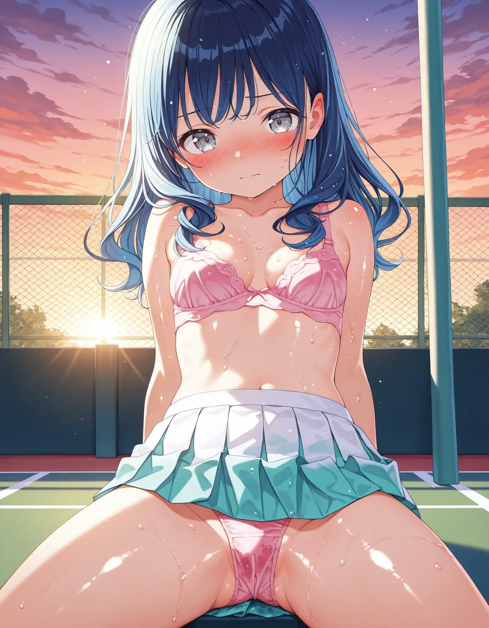 テニスウェアでパンチラ2 サンプル画像 2