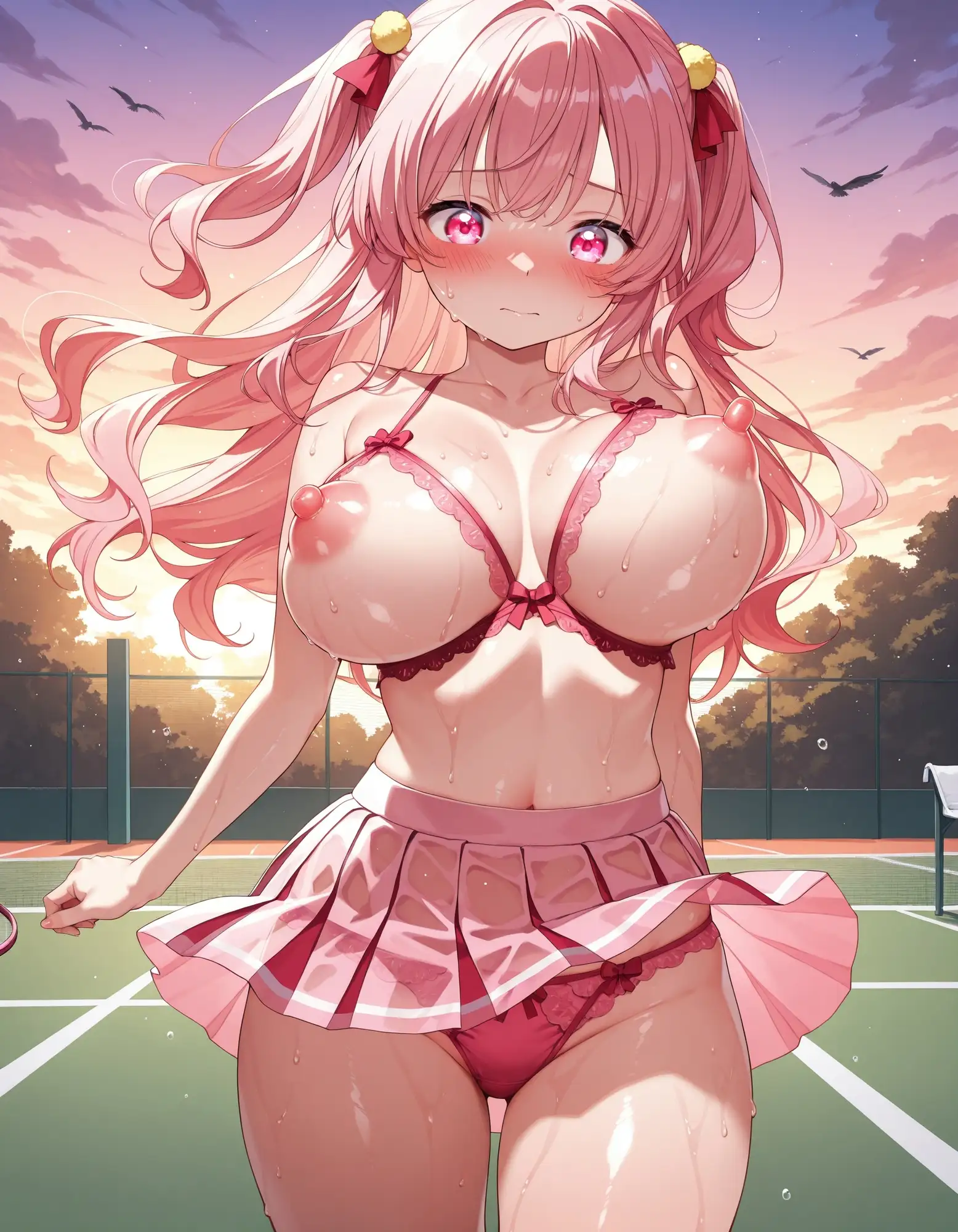 テニスウェアでパンチラ2 サンプル画像 5