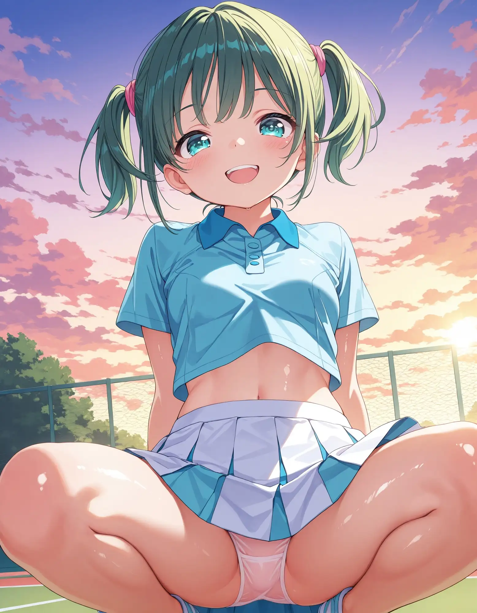 テニスウェアでパンチラ2 サンプル画像 6