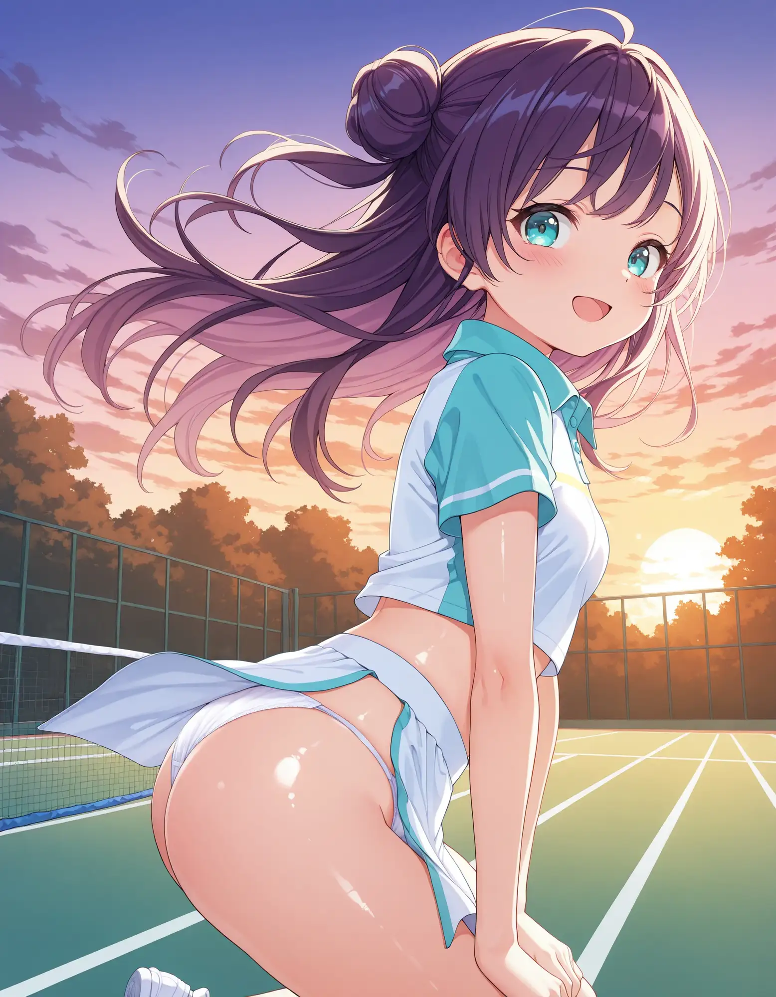 テニスウェアでパンチラ2 サンプル画像 8