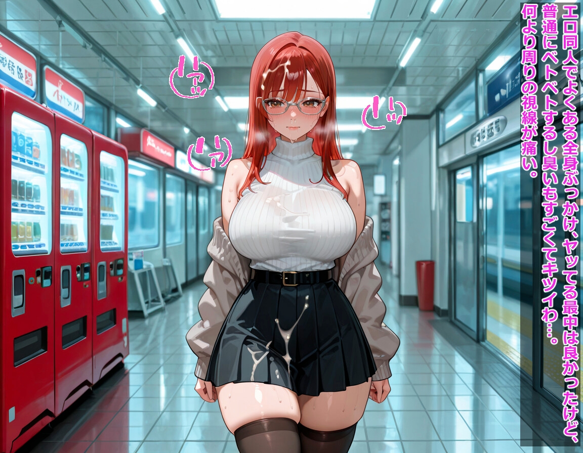 モデルの爆乳美女でシコったら憑依しちゃってた件 気付いたら人生終わっちゃってました_8