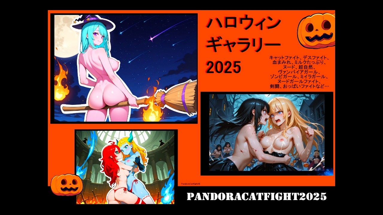PandoraCatfight ハロウィンギャラリー2025!エクストリーム!デス!キャットファイト!_1