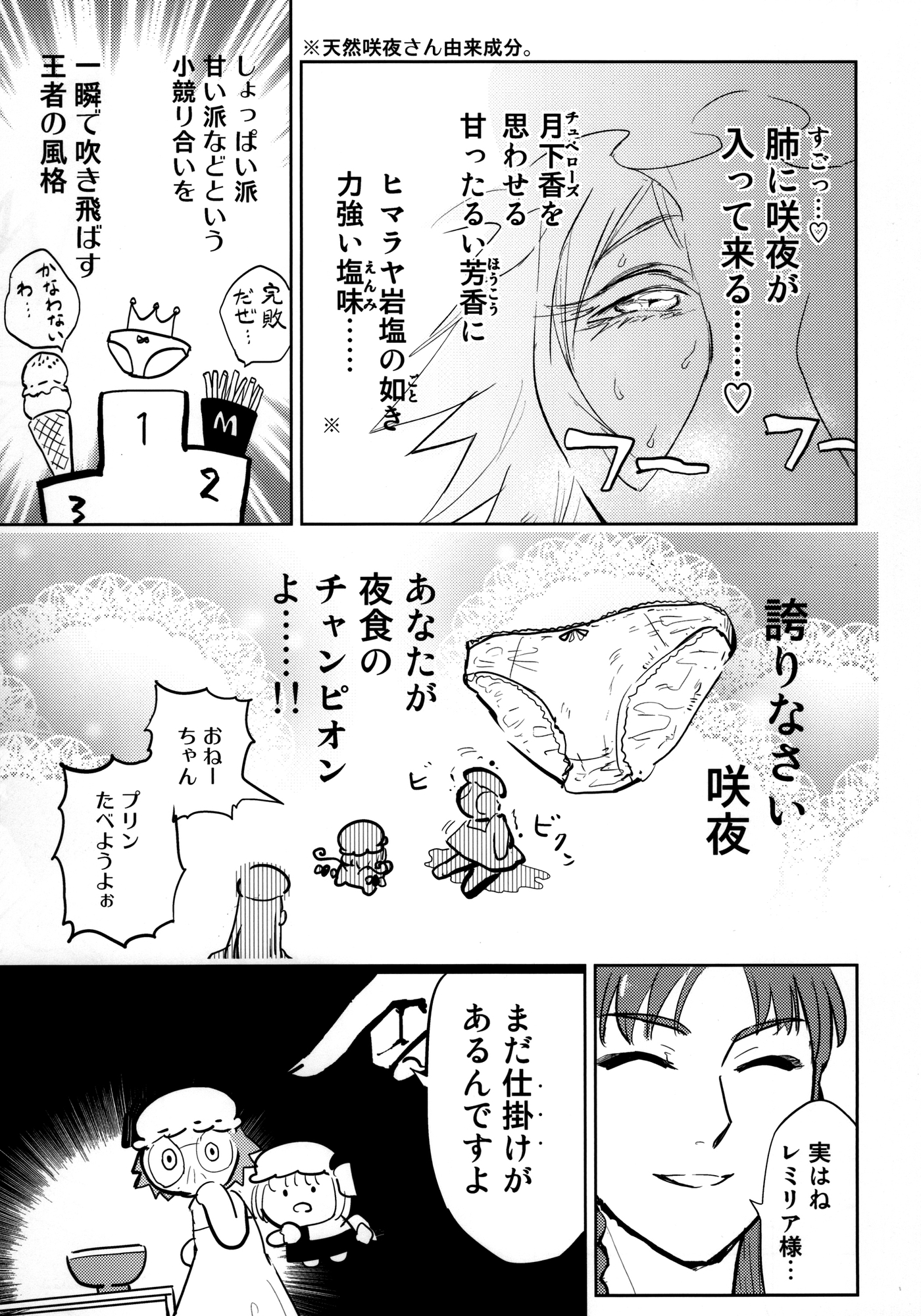 咲夜の下着って何キロカロリー? 画像3