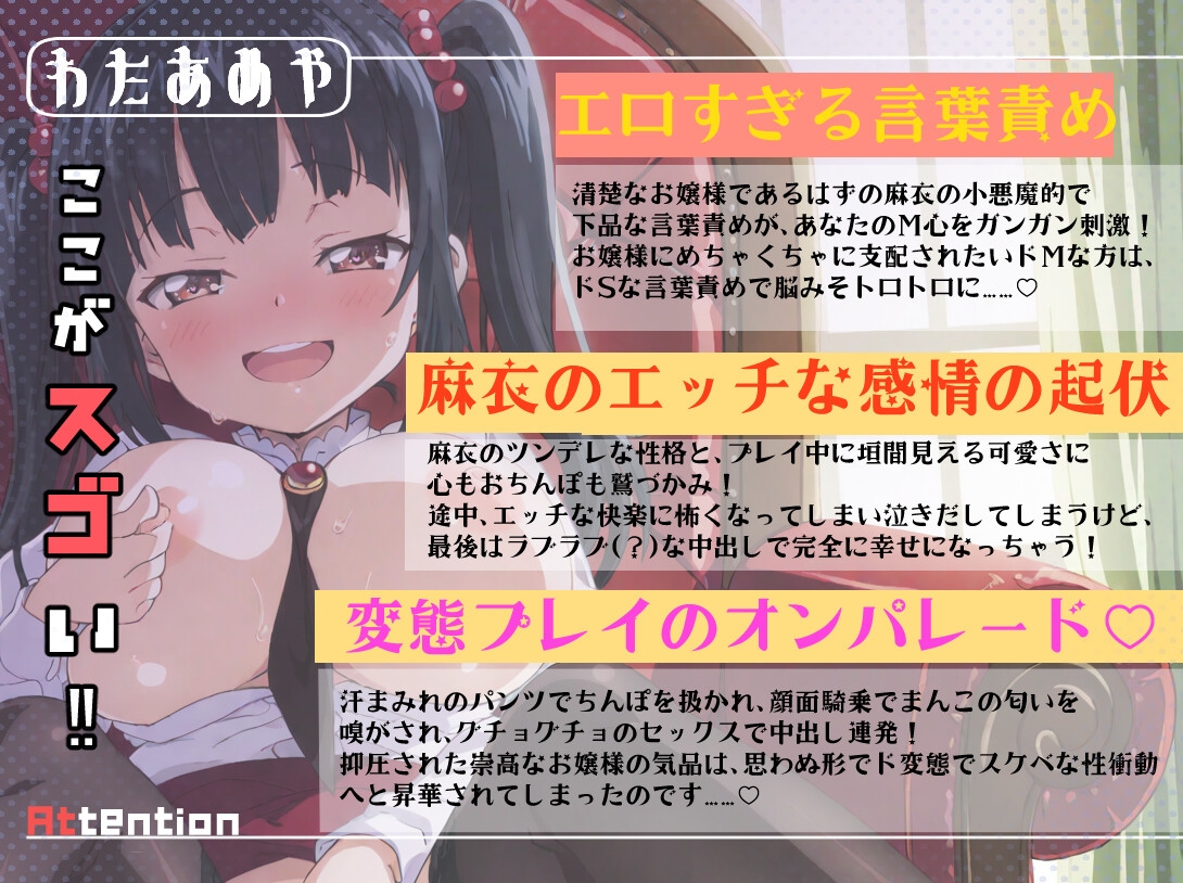 【マゾ向け/お嬢様】清楚なお嬢様の淫らな本性 ~家庭教師を性奴○に調教する禁断のレッスン~ 画像2