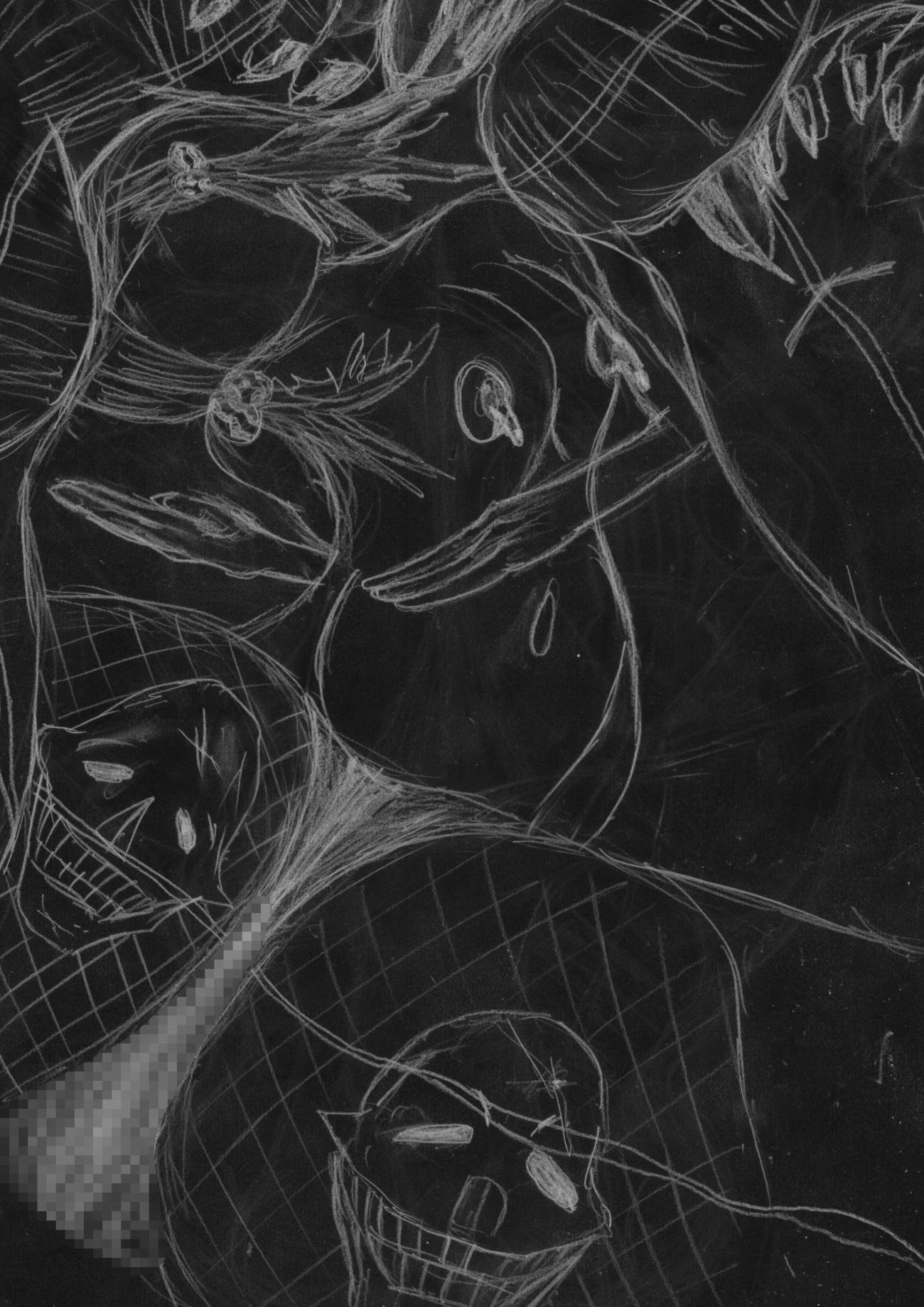 黒よりも黒いエロティックホラー黒戯絵集「マネキンポーズ7」 画像7