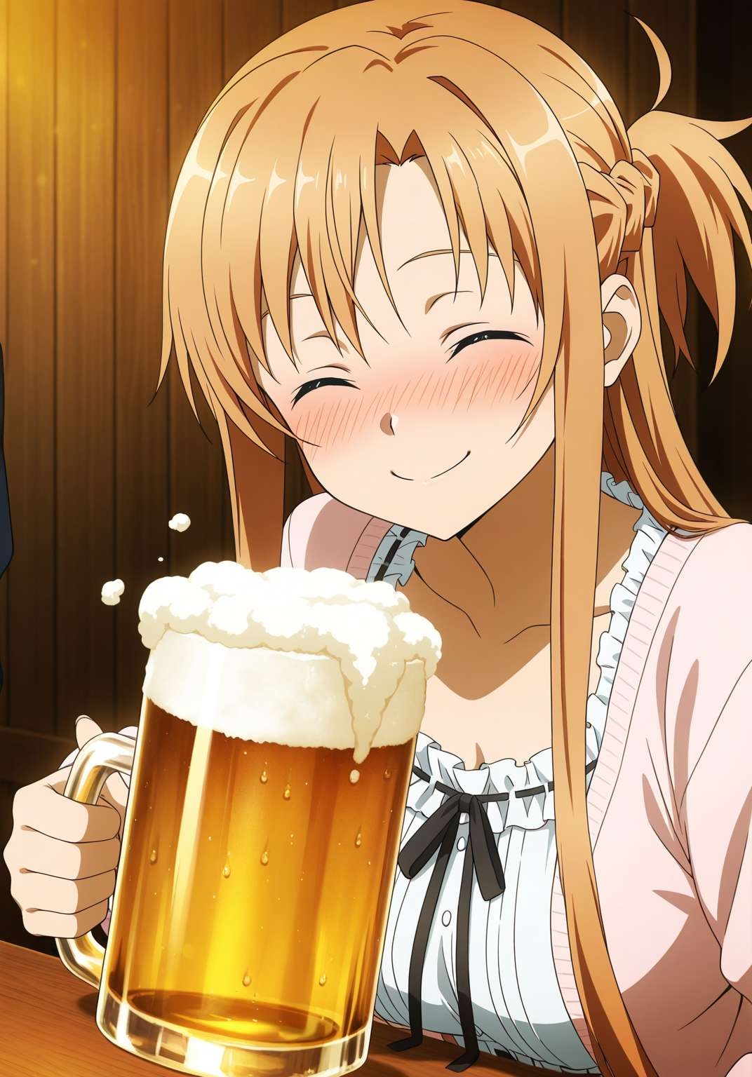 飲み会の後、アスナは親友に奪われた_1