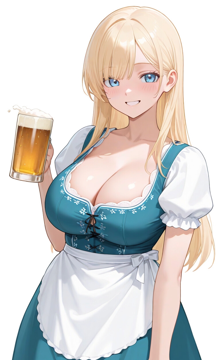 【1時間20分】高身長爆乳ドイツ娘と乳だしディアンドルで搾乳オクトーバーフェストを開催した話【おっぱい/外国人】 画像7