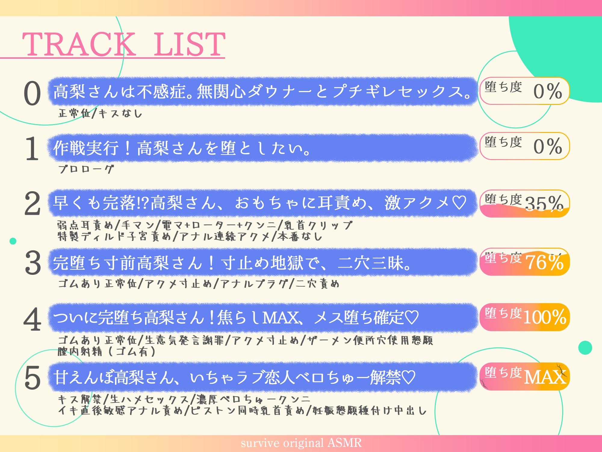 【survive ASMR発売記念‼️期間限定28日間25%OFF✨】性処理当番・高梨さんを堕としたい 画像3