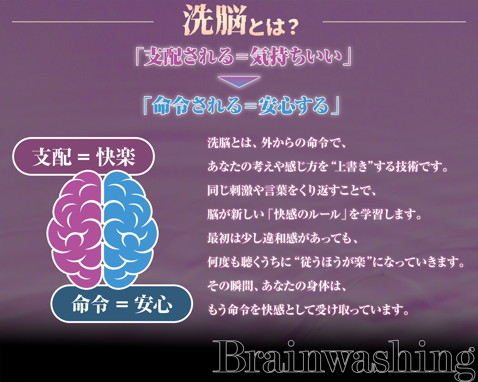 【イキ癖、脳侵食】快・楽・洗・脳~耳から犯され腰が勝手に動き出す『無抵抗射精実験』プログラム~ 画像5