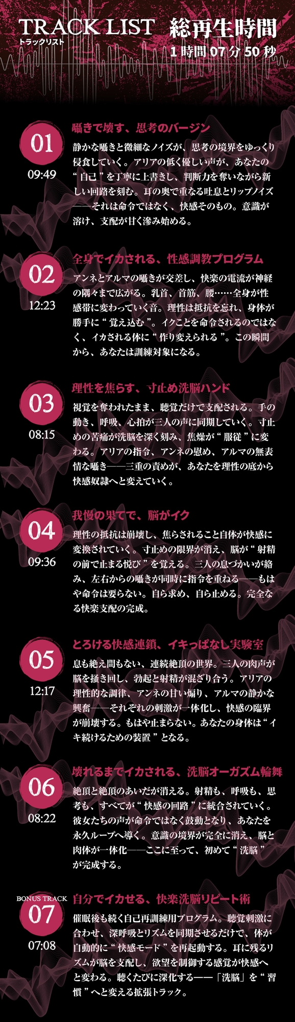 【イキ癖、脳侵食】快・楽・洗・脳~耳から犯され腰が勝手に動き出す『無抵抗射精実験』プログラム~ 画像9