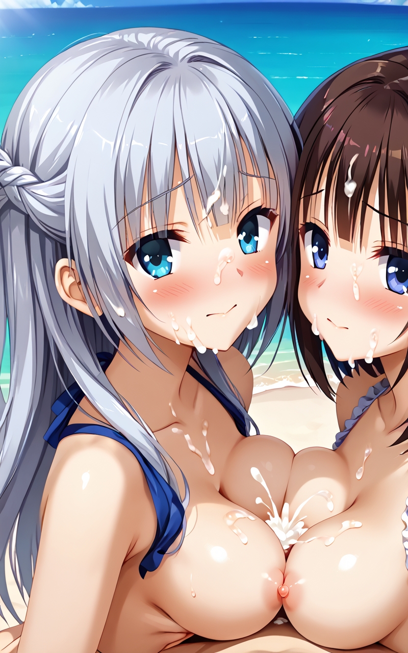 水着少女パ〇ズリ_2