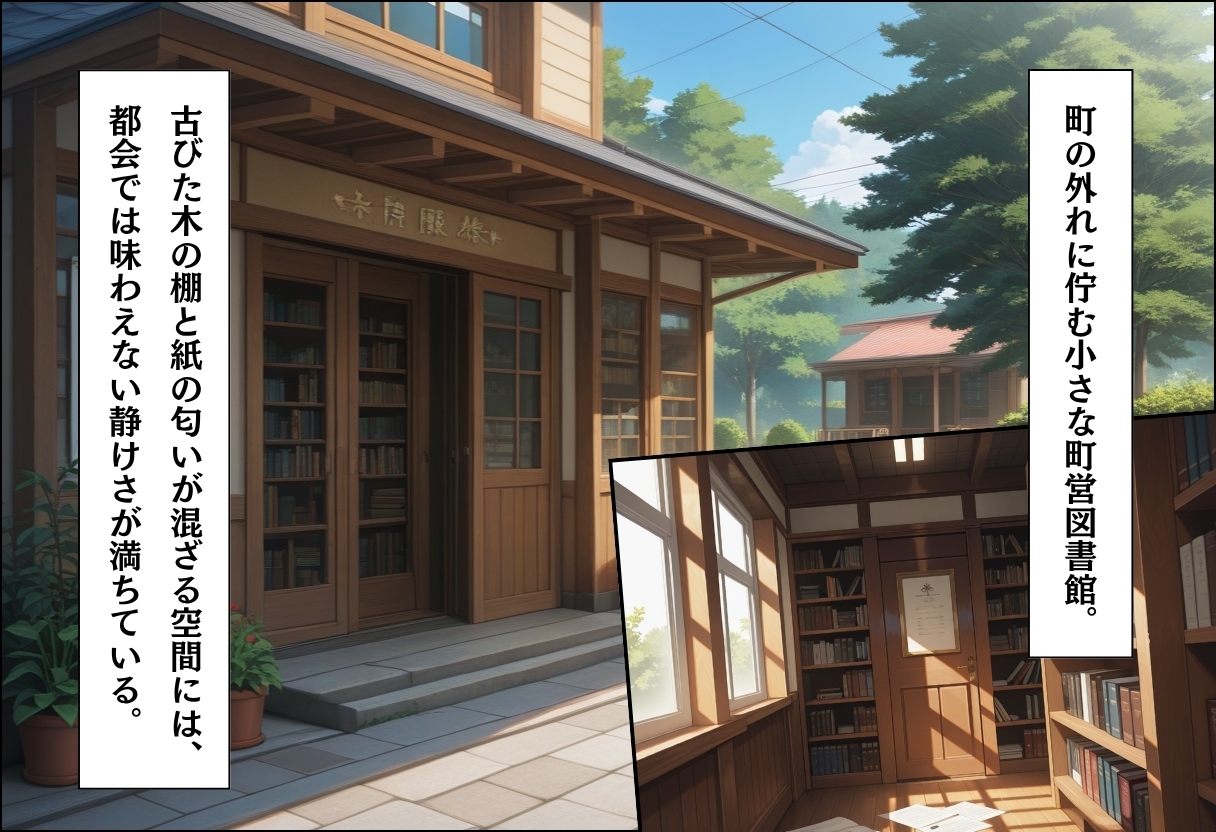 引っ越してきた田舎町がムチムチ熟女だらけだった話閉館後の図書館密会編_1