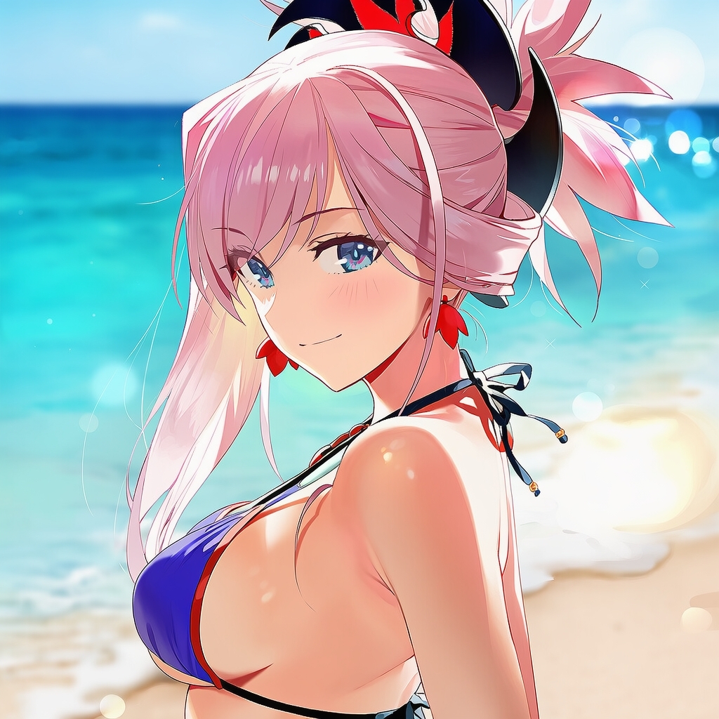 FG◯ 宮◯武蔵 マイクロビキニでH三昧高解像度イラスト集_1