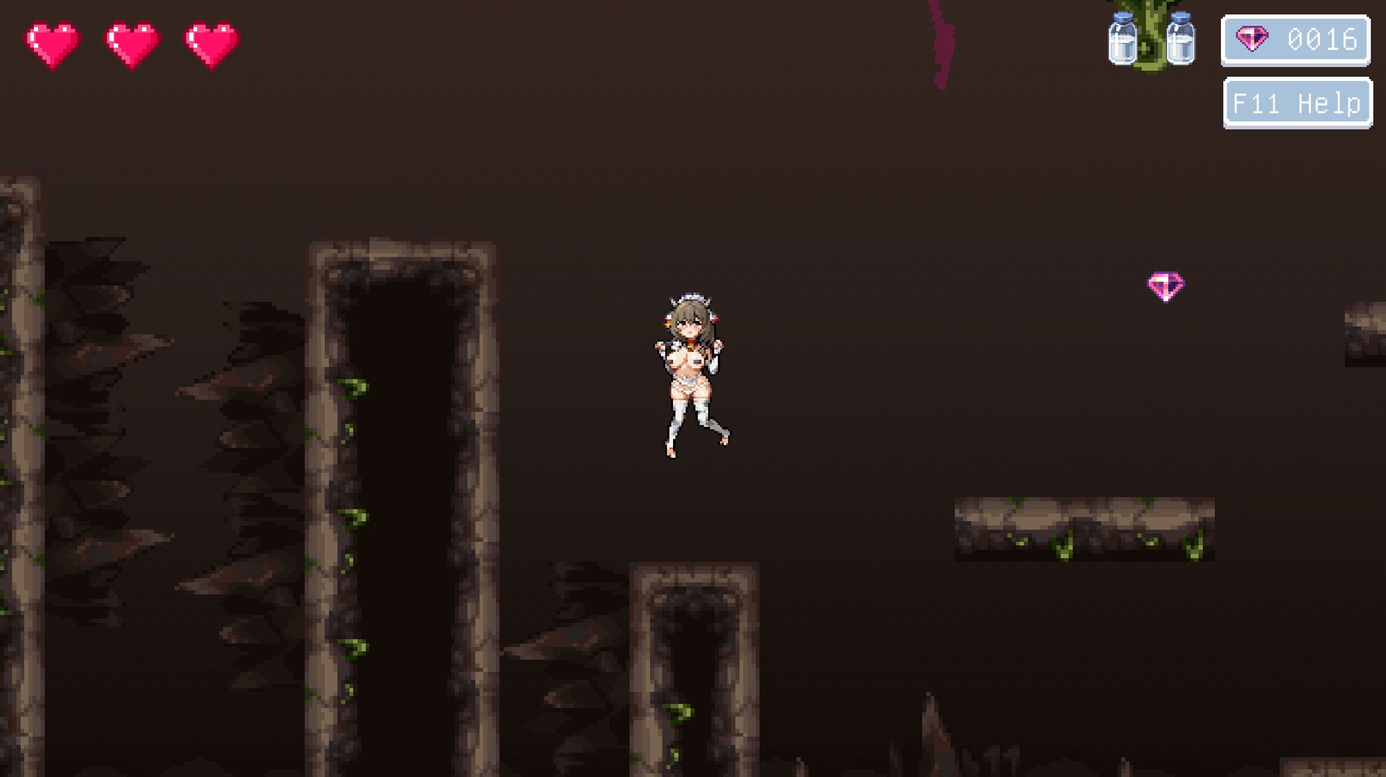 牛娘ミルフィの淫欲トラップ調教～触手×媚薬×拘束で絶頂搾り！～ 画像6