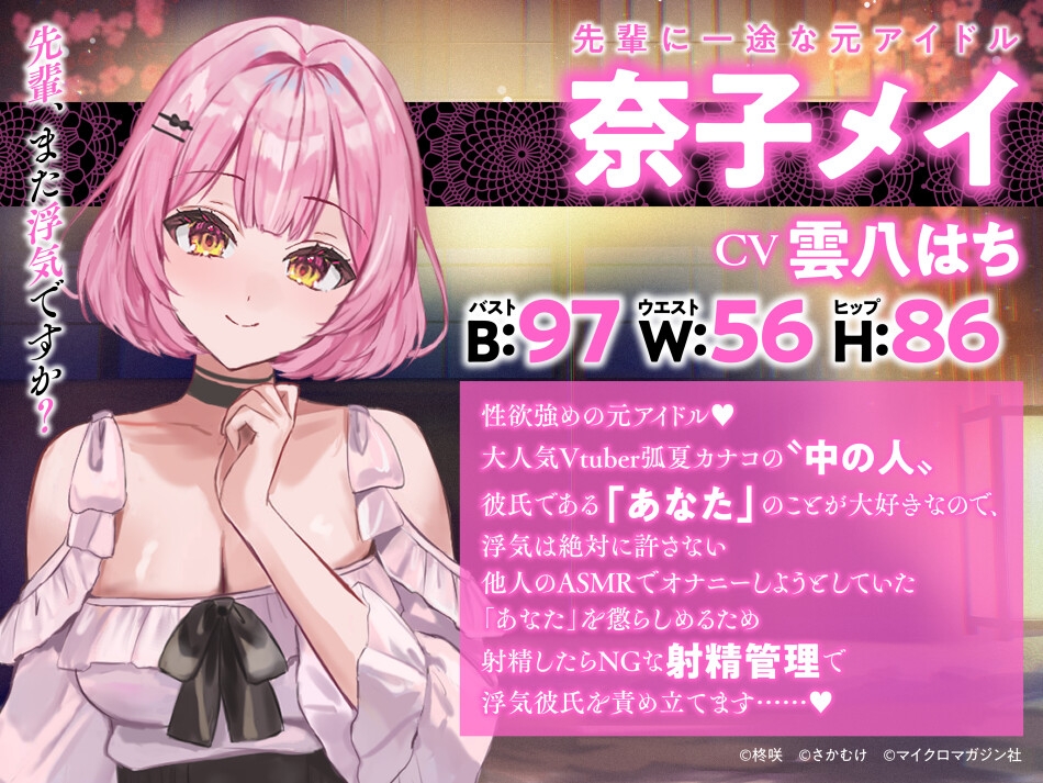 【2.5時間×Wハーレム×逆レ】お仕置き逆レで浮気彼氏を絞り尽くす…♡「人気配信者たちのマネージャーになったら、全員元カノだった」ASMR2 画像1