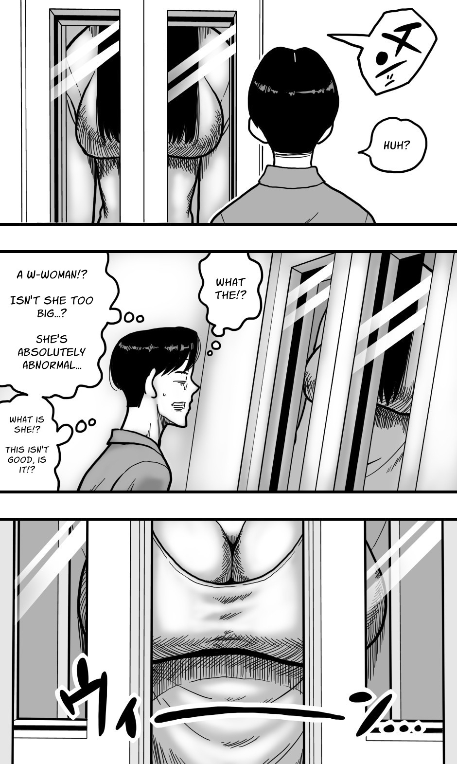 [ENG Ver.] The Late Night Elevator is Too Small for THAT Woman.2