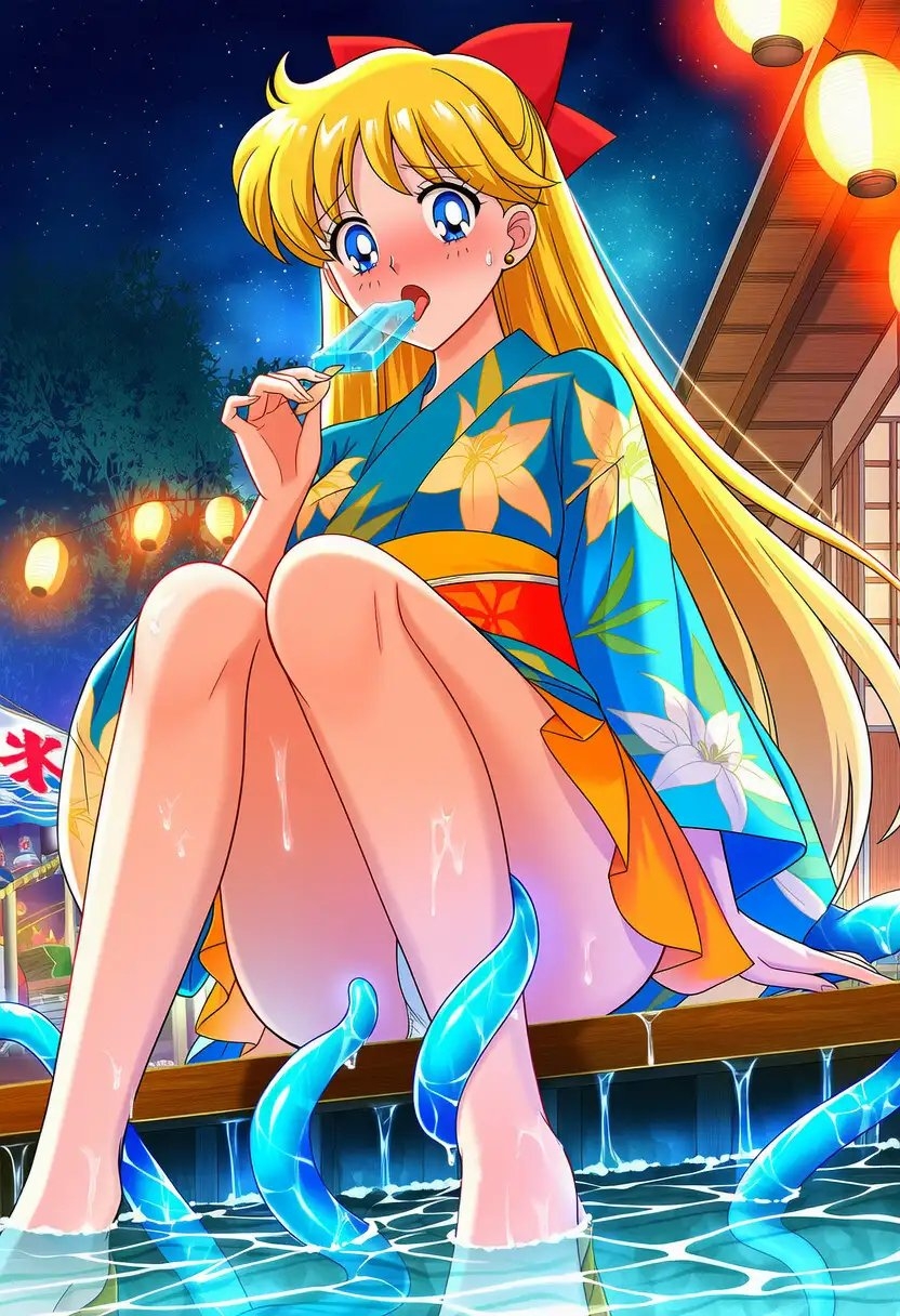 セーラー戦士・サターンとヴィーナスが触手に捕まった動画 画像8