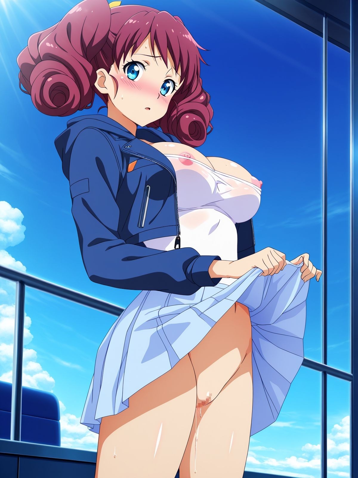 「パンツ禁止！」下着泥棒対策にはパンツを無くすのが合理的っ!!_8