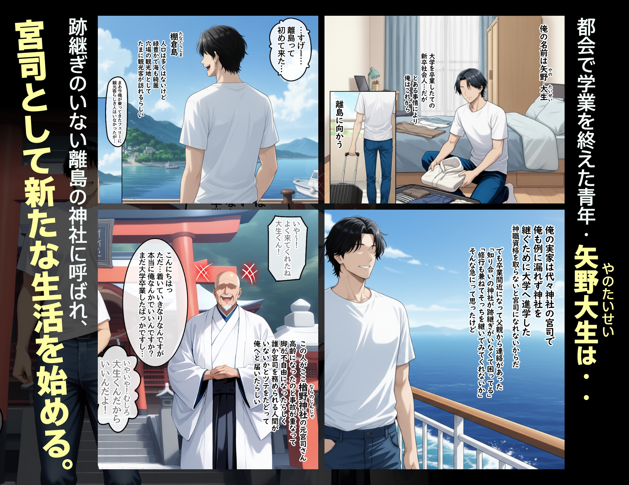 孕ませ島～離島の神社に呼ばれた俺が、島の未来のために子種を注ぎ続ける話～_1