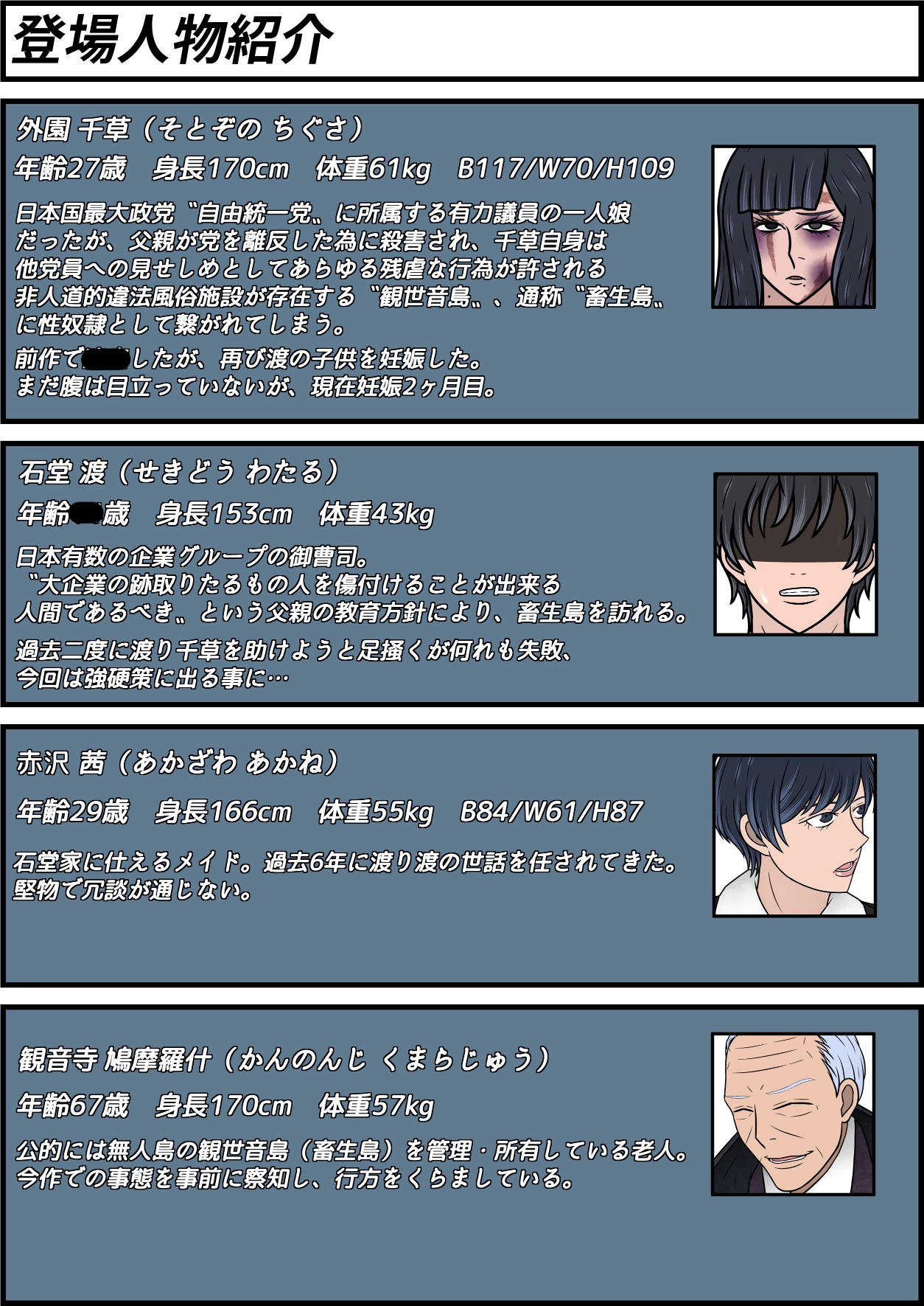 畜生島の欠損娼婦 外園千草 その3 画像1