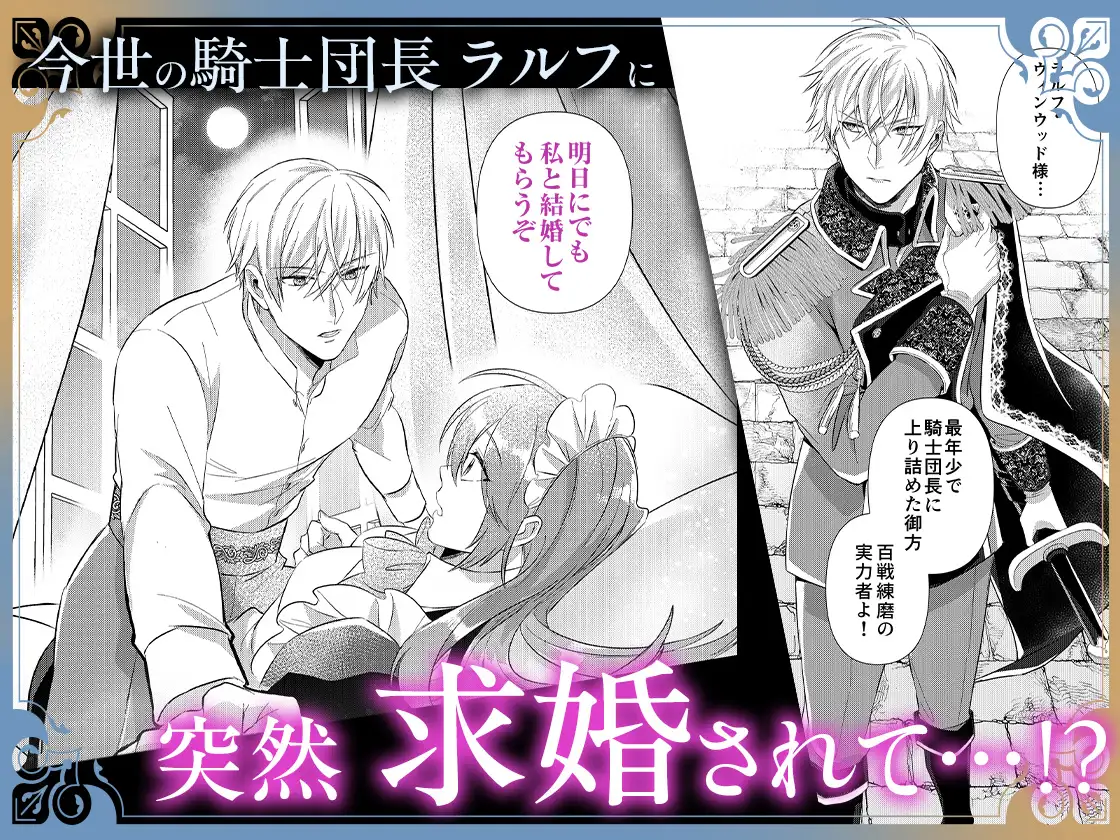 結婚したいですが、騎士団長だけはお断りです ～転生メイドは一途に甘く迫られて…【同人版】のサンプル画像2