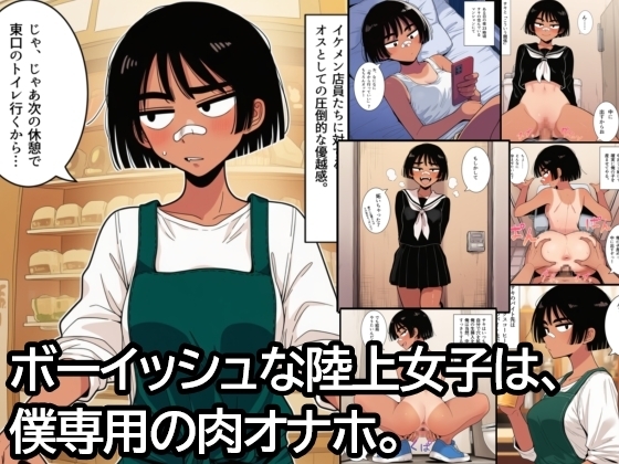 ボーイッシュな陸上女子は、僕専用の肉オナホ。